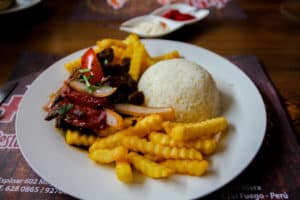 Grabbing lunch at one of the many restaurants in Lima is one of the things to do during two days in Lima