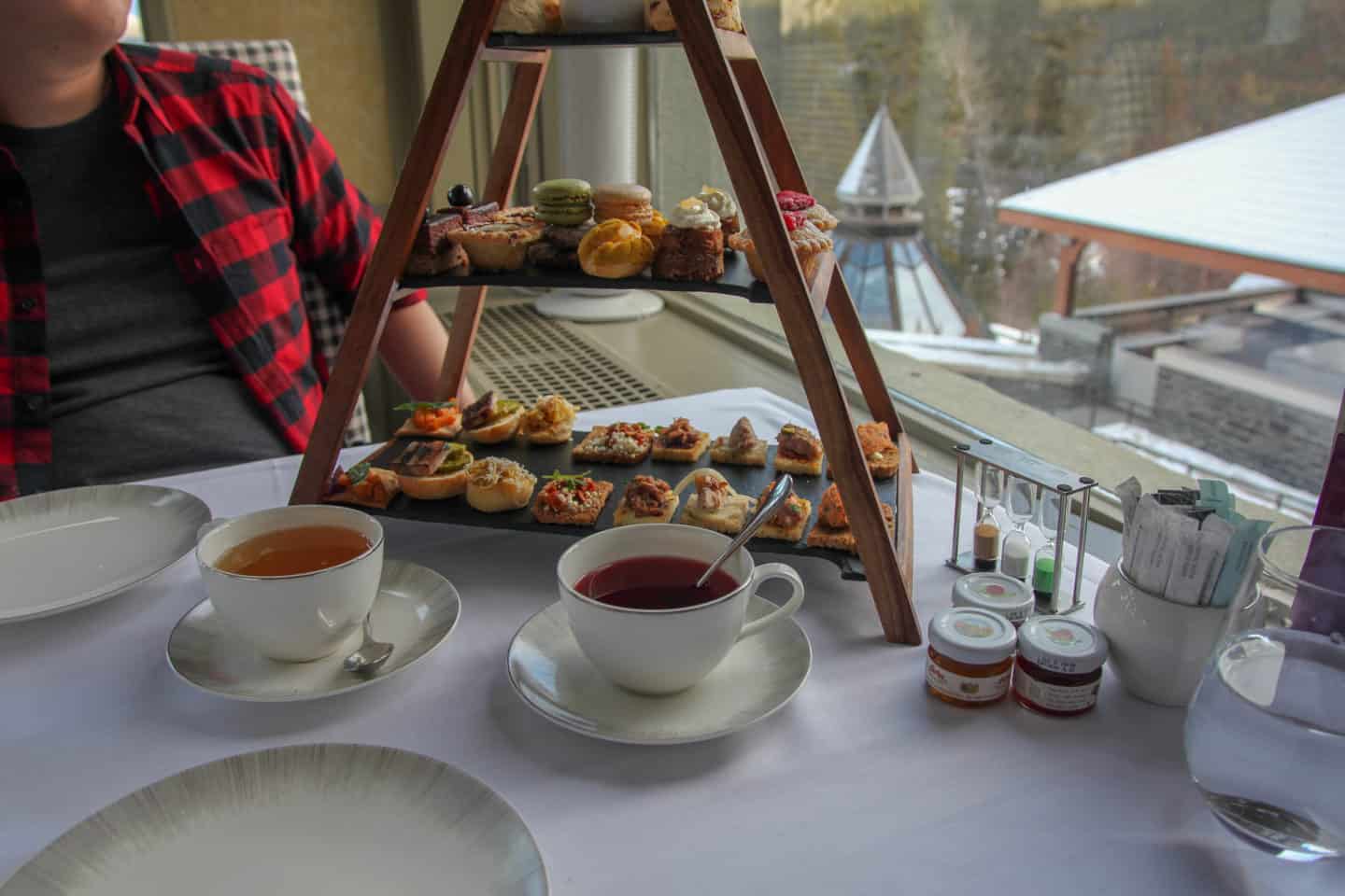 Afternoon tea in Banff Afternoon tea in Banff