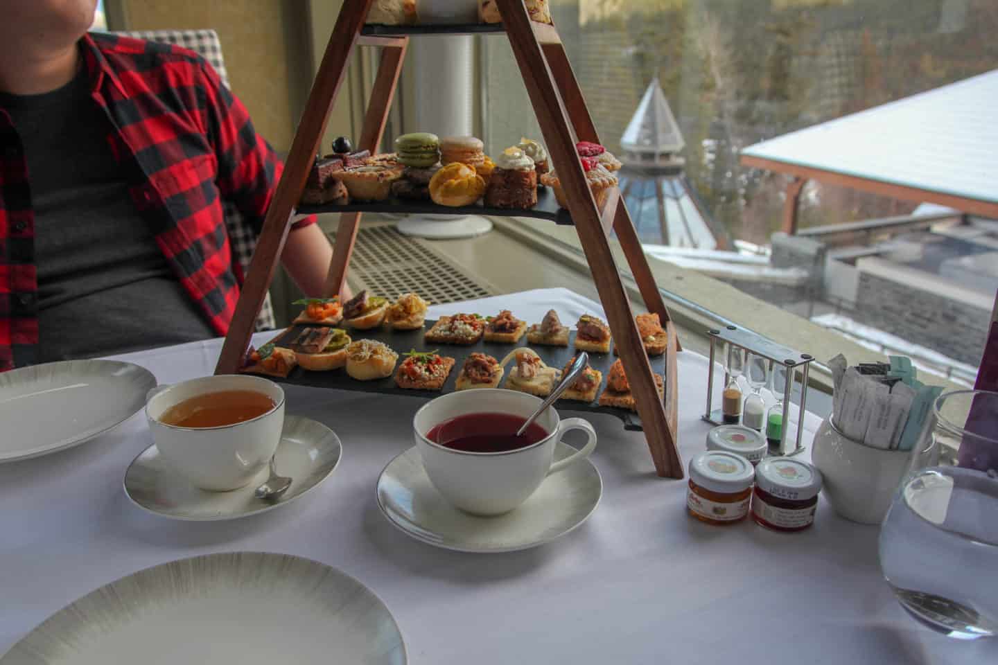 Afternoon tea in Banff