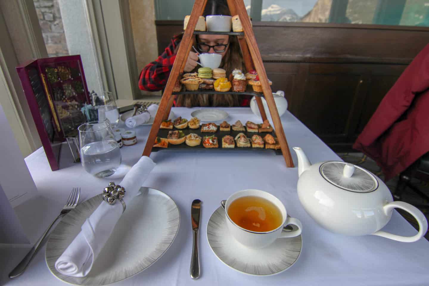 Afternoon tea in Banff