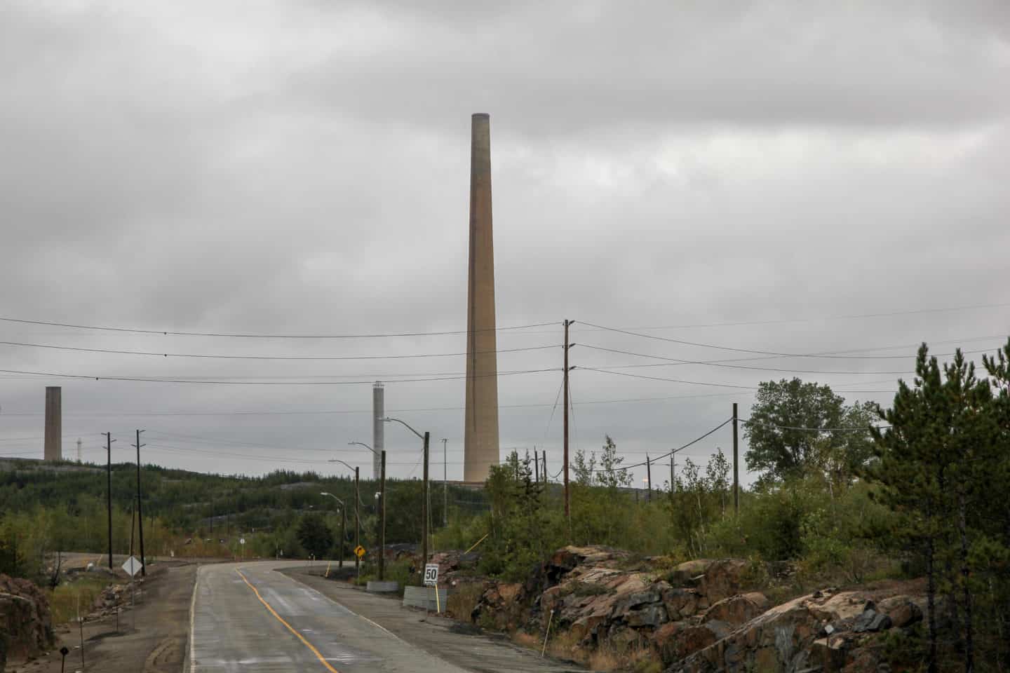 Checking out the tallest chimney stack is one of the things to do in Sudbury