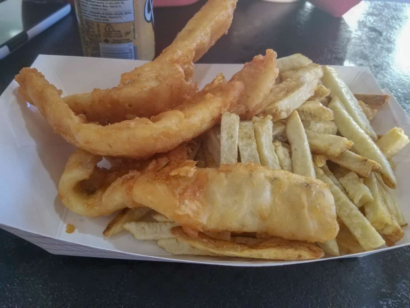 Grabbing dinner at Killarney Harbour is one of the things to do in Sudbury