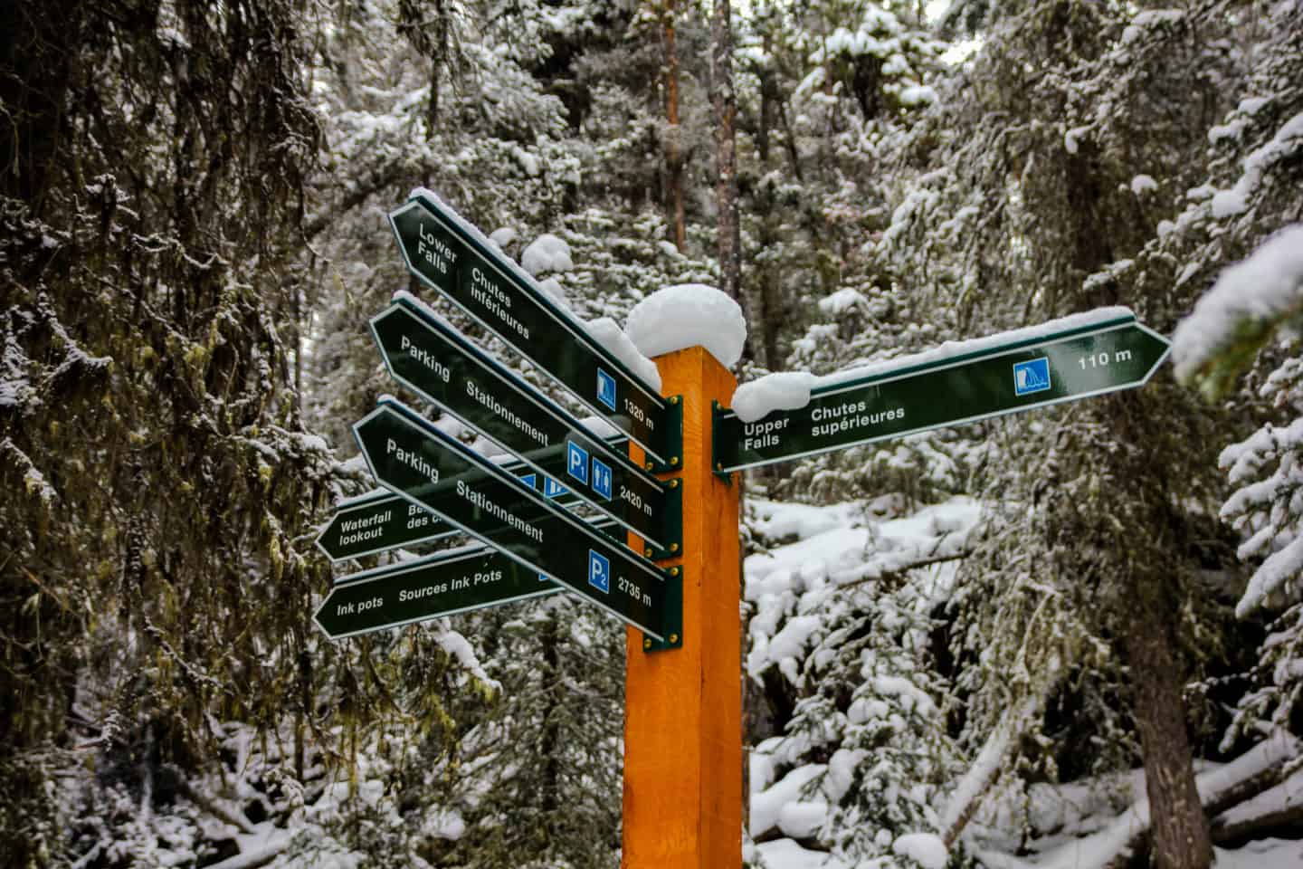 Hiking Johnston Canyon