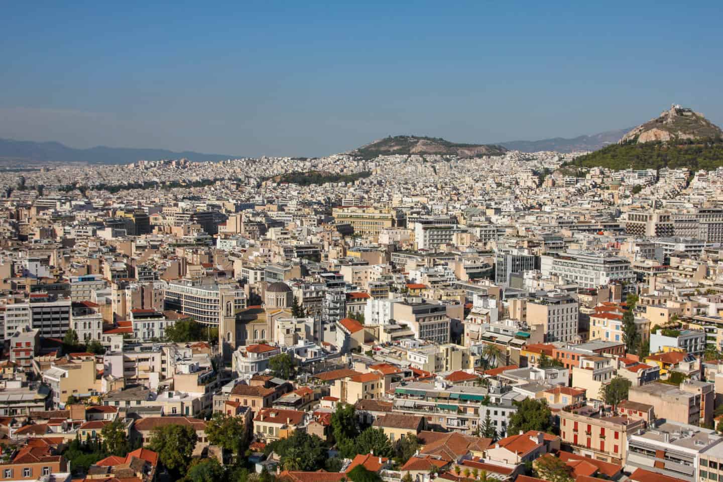 Checking out the view of Athens is a must do while visiting the Acropolis in Athens