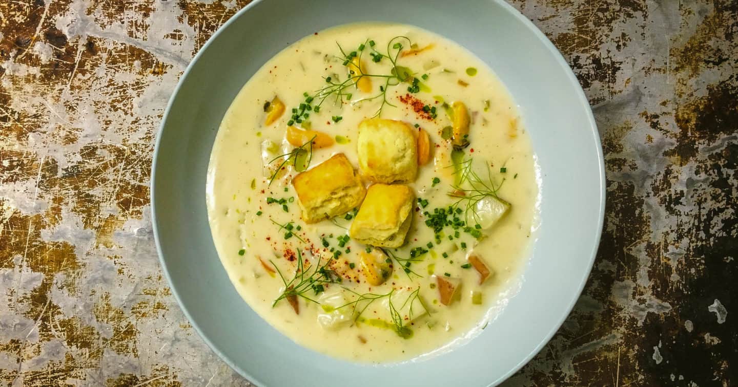 PEI Mussel Chowder is one of the traditional Canadian foods you have to try PEI Mussel Chowder is one of the traditional Canadian foods you have to try