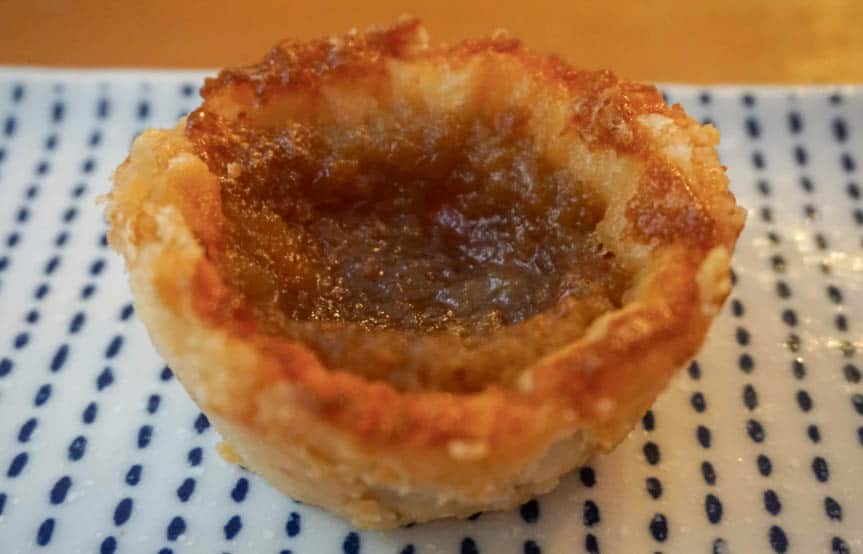 A butter tart is one of the traditional Canadian foods you have to try