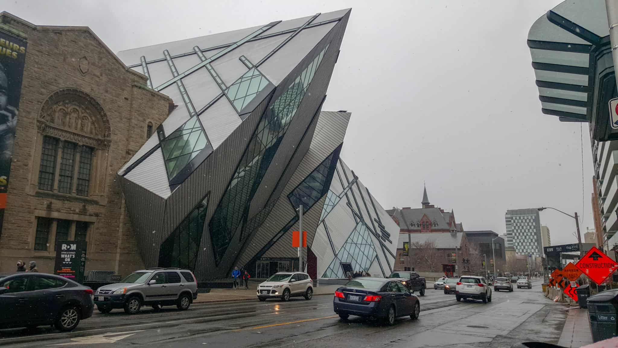 Visiting the ROM is one of the free things to do in Toronto