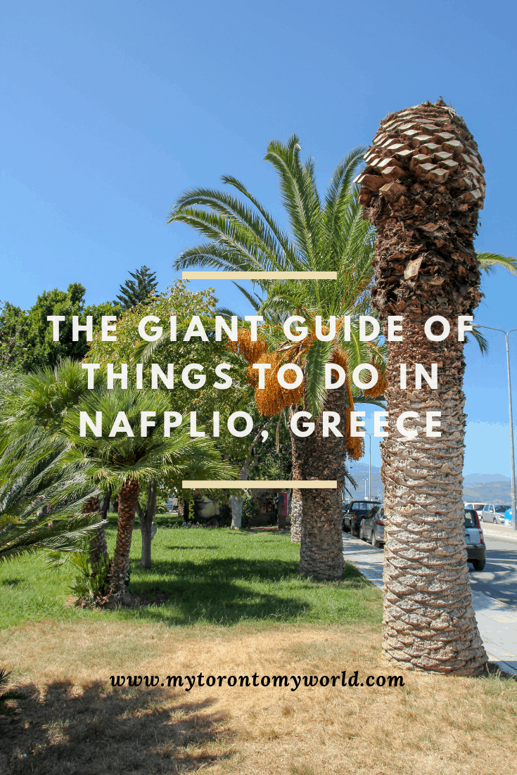 Nafplio is a charming little town in Greece located about 2 hours from Athens that makes for an absolutely fantastic day trip on your Greece trip. There are a large number of things to do in Nafplio including exploring fortresses, getting lost on side streets and relaxing on the beach. #nafplio #greece