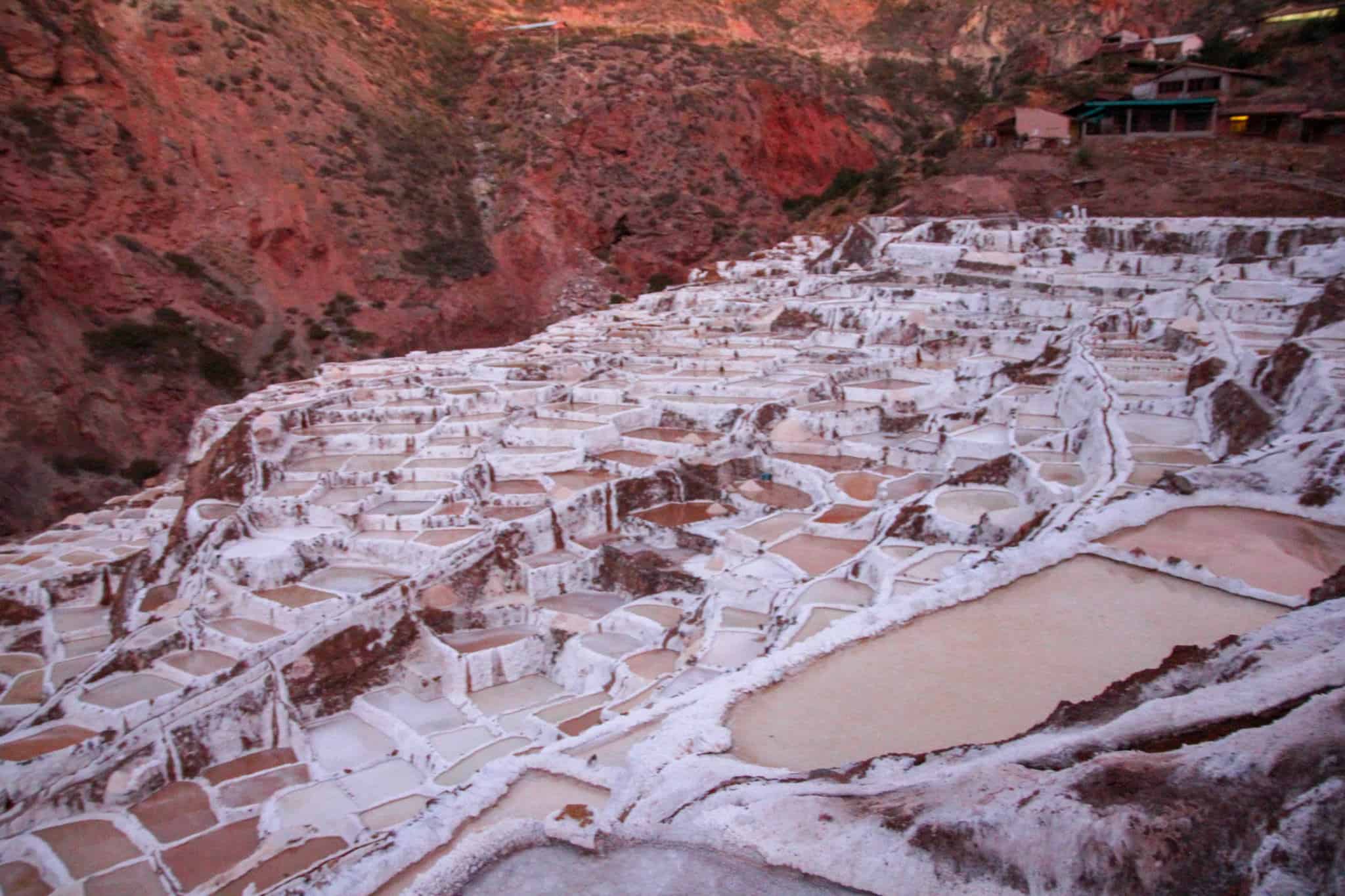 The stunning salt flats in Peru