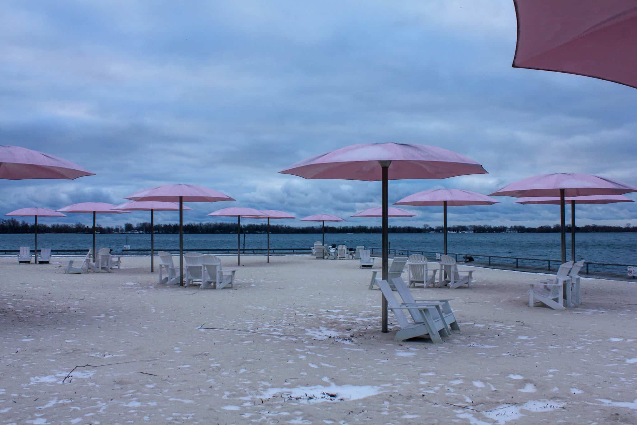 Checking out Sugar Beach is one of the free things to do in Toronto