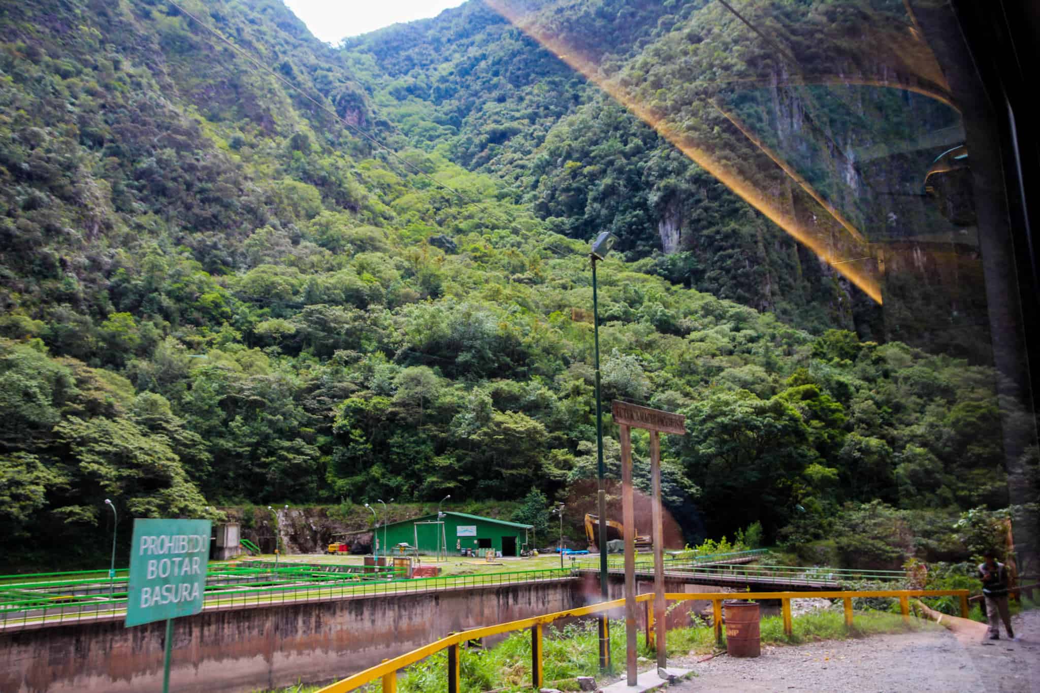 The views from the train ride to Aguas Calientes