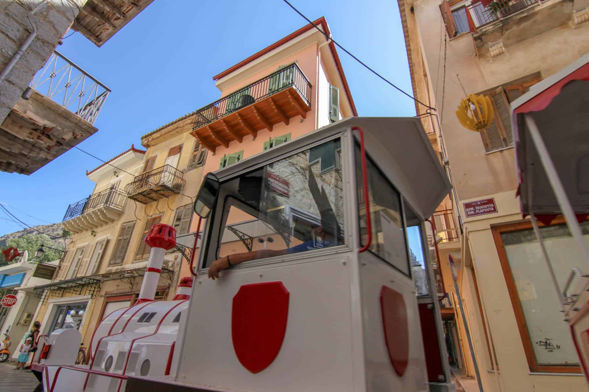 Riding the Fun Train is one of the things to do in Nafplio