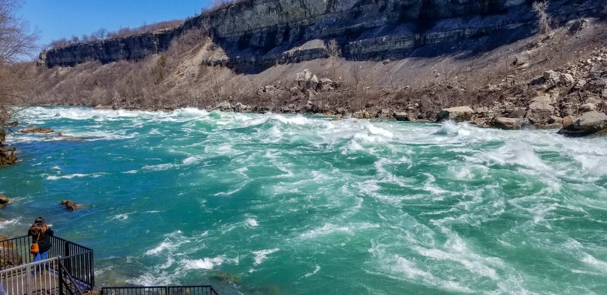 White Water Walk in Niagara Falls is one of the things to do in Ontario in spring White Water Walk in Niagara Falls is one of the things to do in Ontario in spring