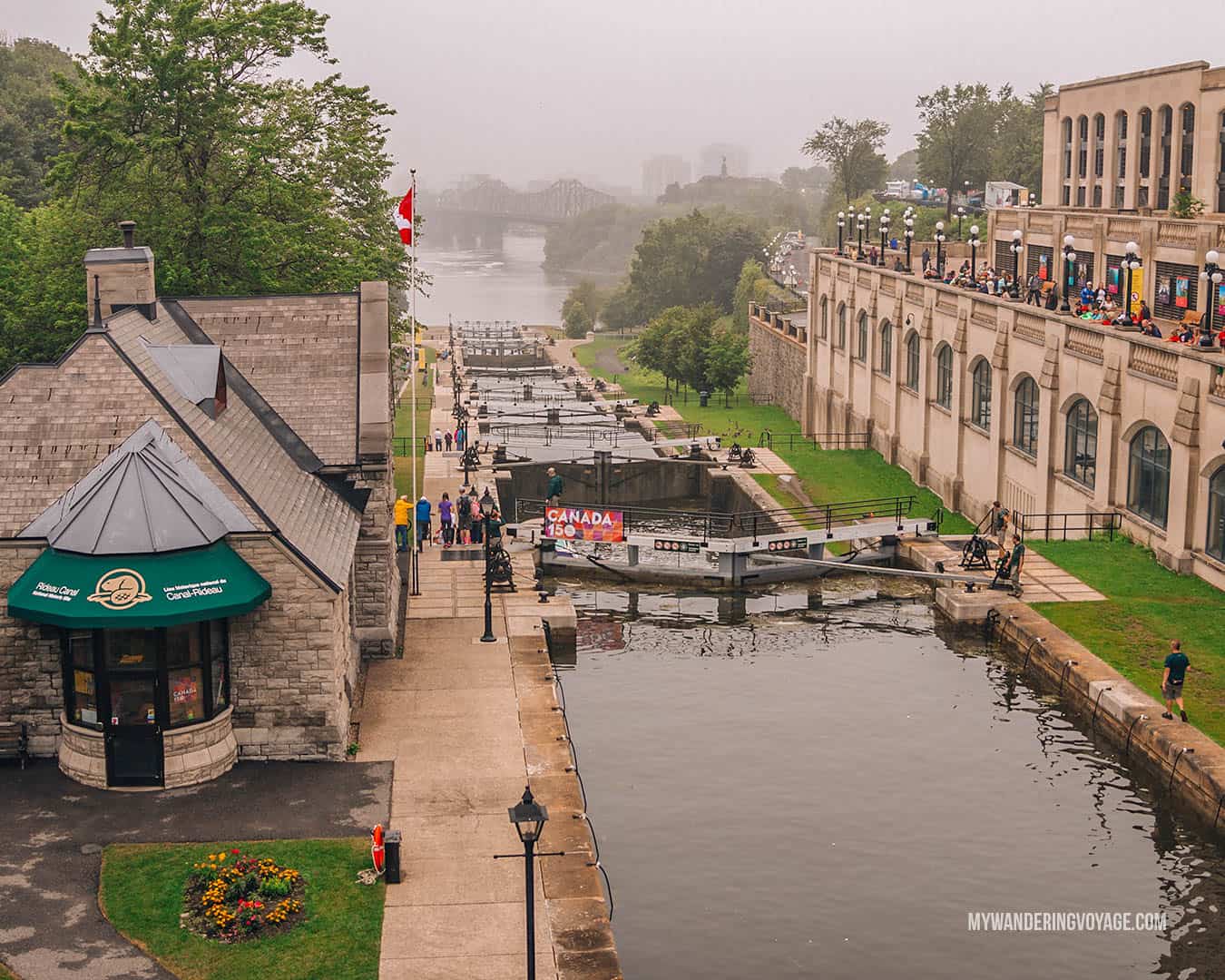 Checking out the Ottawa Locks is one of the must do things in Ottawa