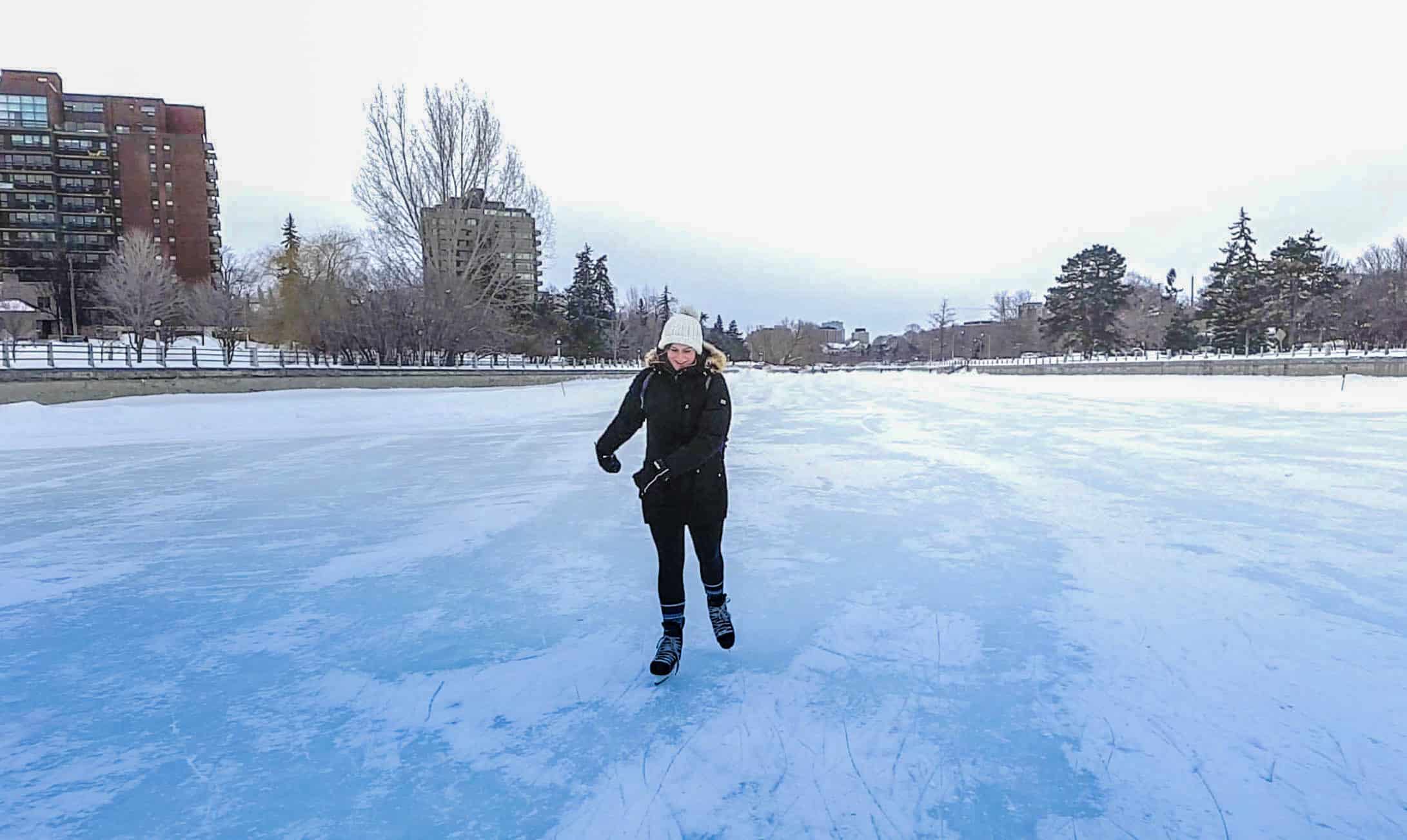 Skating on the Rideau Canal is one of the things to do in Ottawa