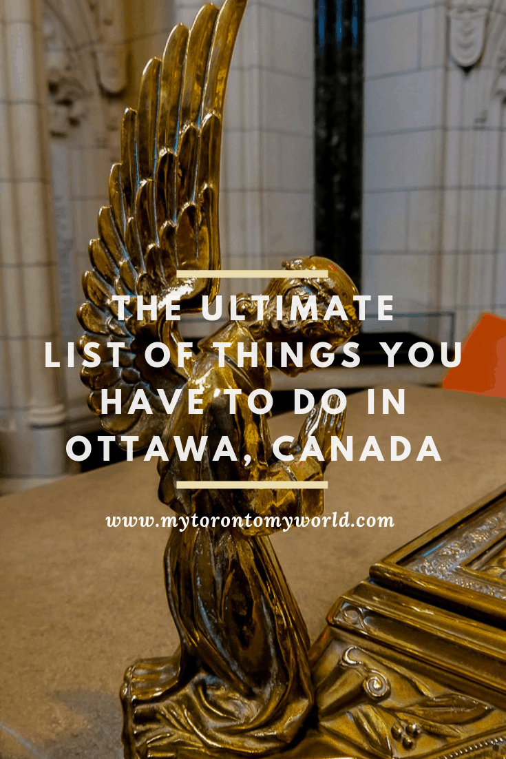 Ottawa is Canada's capital and a city that often times gets overlooked in favour of the more popular cities like Toronto and Vancouver but that's a shame because there are a number of things to see and do in Ottawa so make sure to add it to your Canadian itinerary! #ottawa #canada