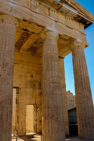 The Acropolis is one of the ruins in Athens