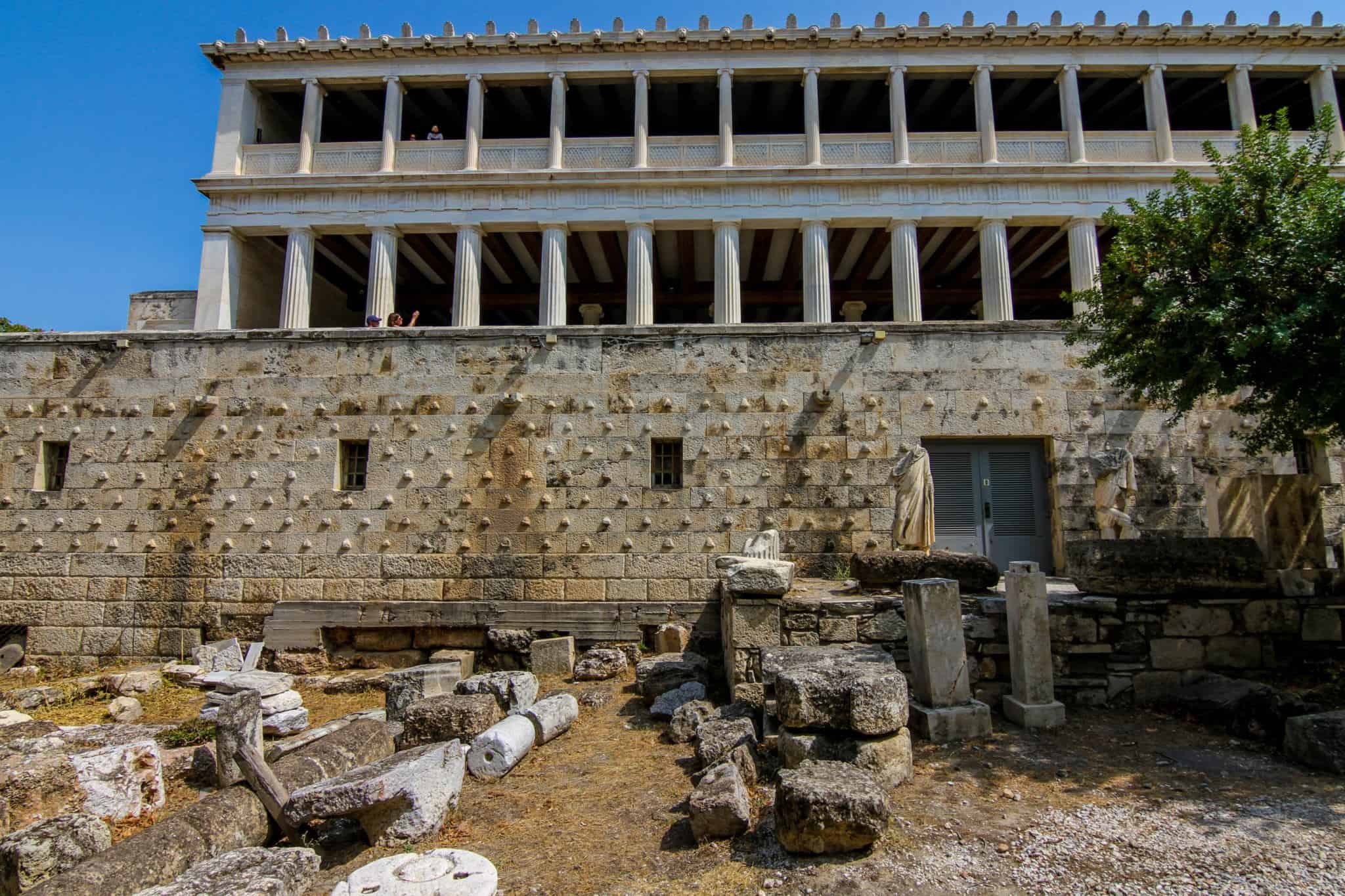 The Ancient Agora is one of the ruins in Athens