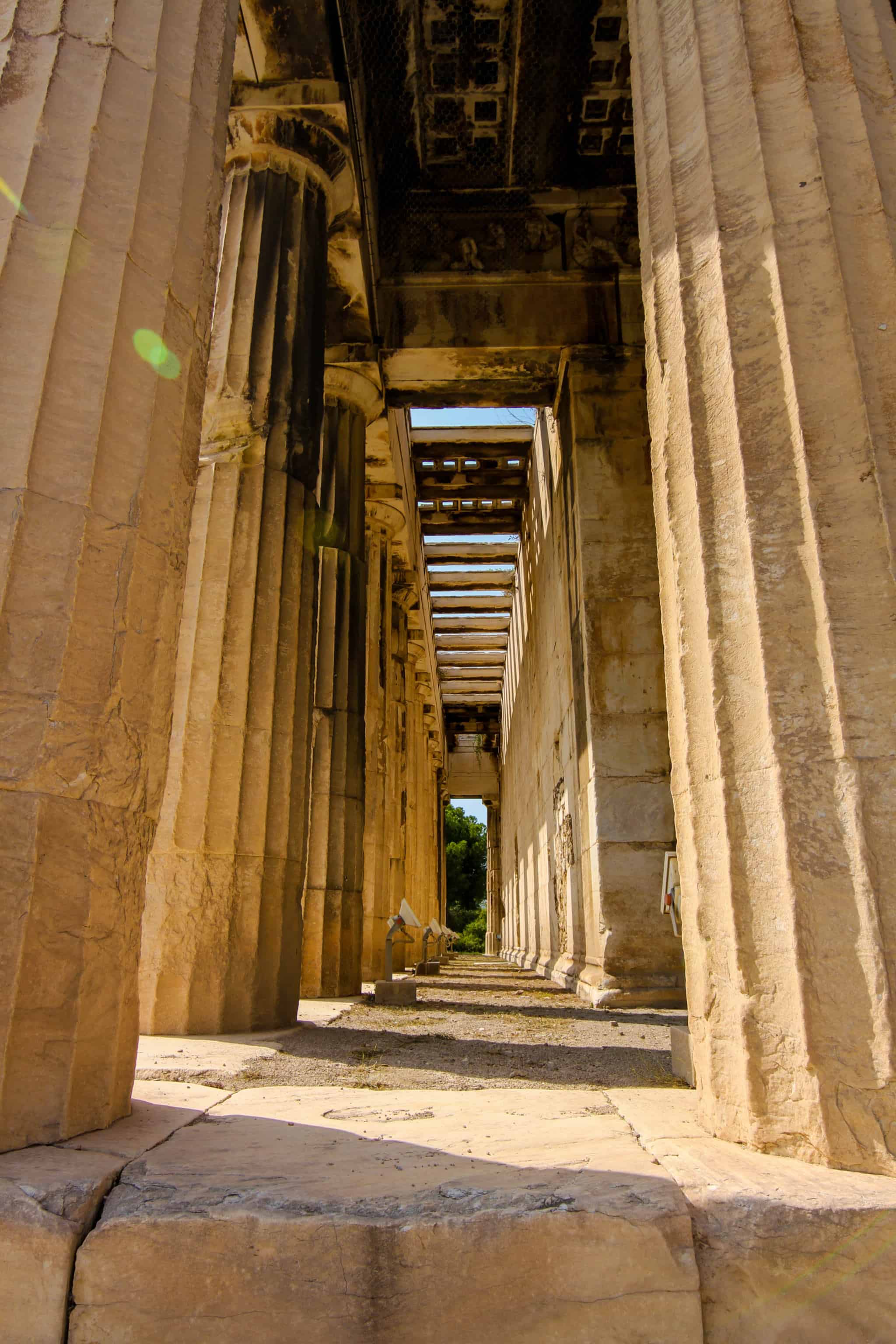 The Ancient Agora is one of the ruins in Athens