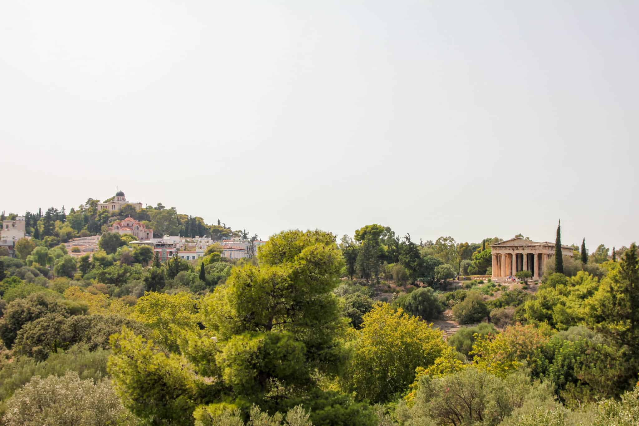 The Ancient Agora is one of the ruins in Athens