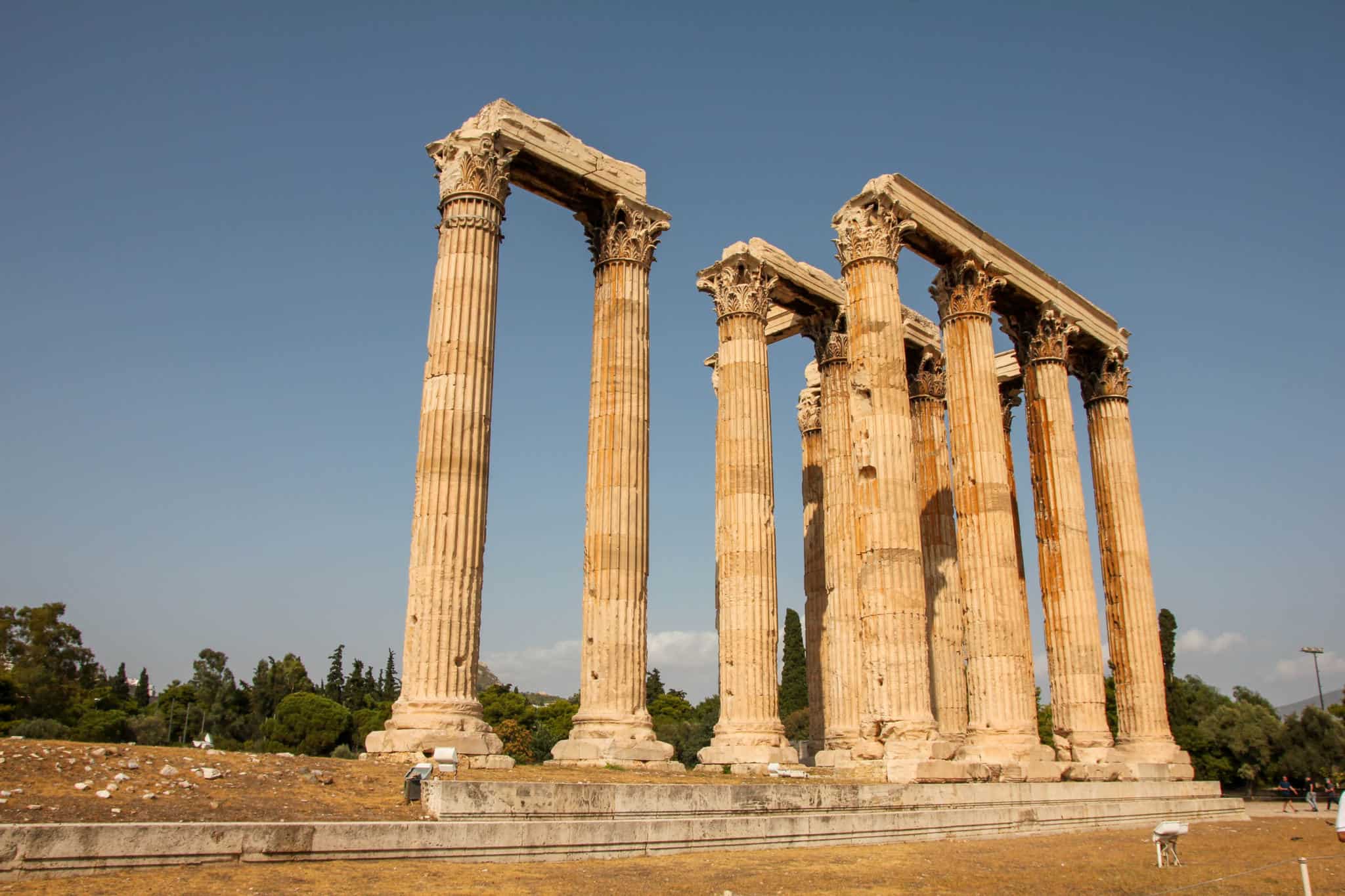 Olympieio is one of the ancient ruins in Athens