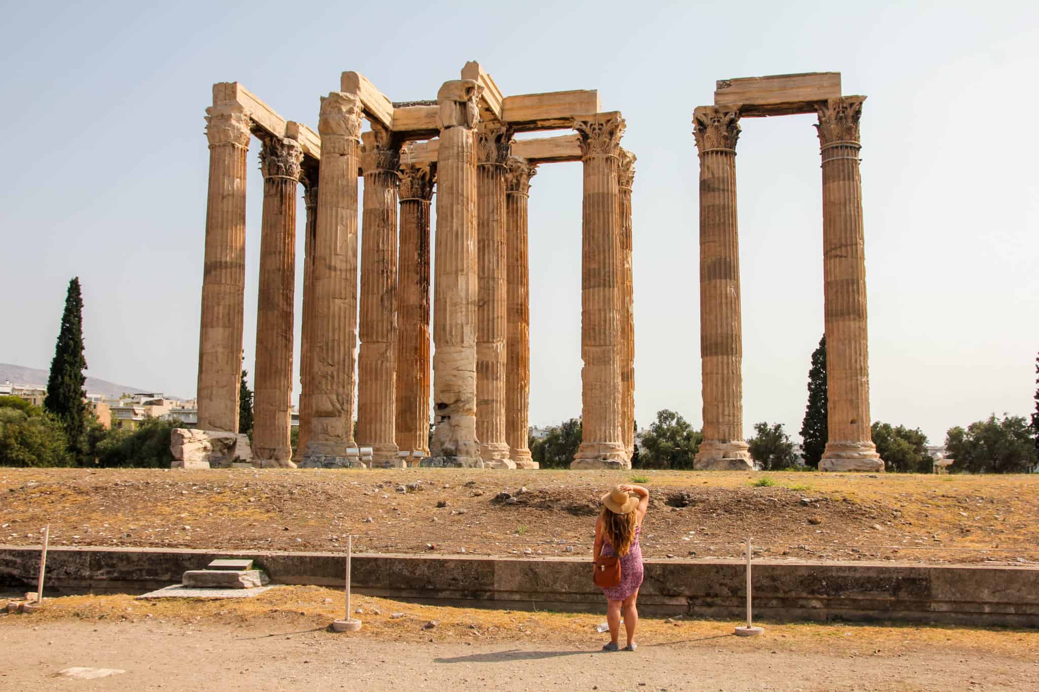 Olympieio is one of the ancient ruins in Athens