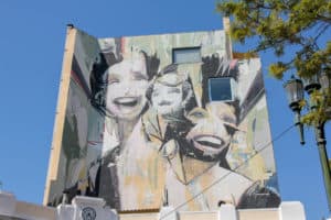 Photographing street art is one of the things to do during 2 days in Athens