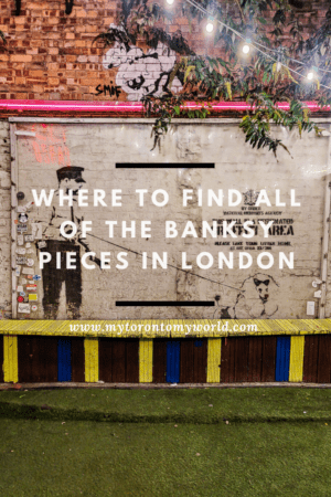 London is home to a number of Banksy pieces but they can be hard to find if you don't know where they are. I've put together a guide with all the current Banksy locations and a map with the exact locations to help your search along. #banksy #london #streetartguide