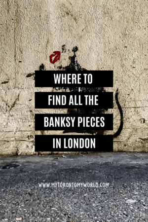 London is home to a number of Banksy pieces but they can be hard to find if you don't know where they are. I've put together a guide with all the current Banksy locations and a map with the exact locations to help your search along. #banksy #london #streetartguide