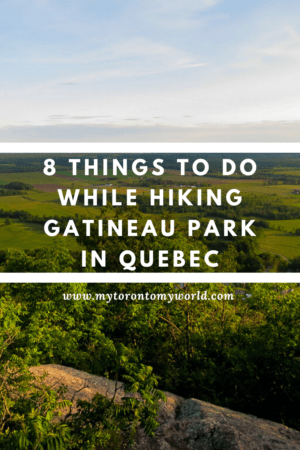 Gatineau Park in Quebec is a nature heaven and there's plenty to see and do while hiking the park. #gatineaupark #chelsea #quebec