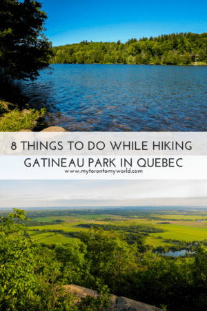 Gatineau Park in Quebec is a nature heaven and there's plenty to see and do while hiking the park. #gatineaupark #chelsea #quebec