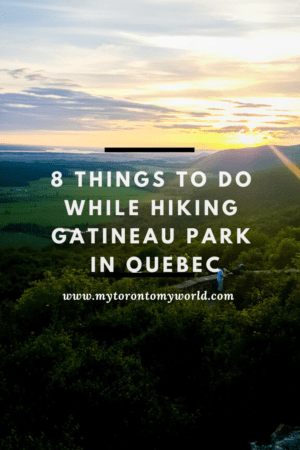 Gatineau Park in Quebec is a nature heaven and there's plenty to see and do while hiking the park. #gatineaupark #chelsea #quebec