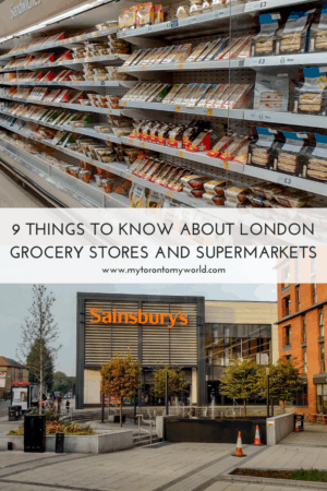 9 things you need to know about London grocery stores and supermarkets before your own visit to London.