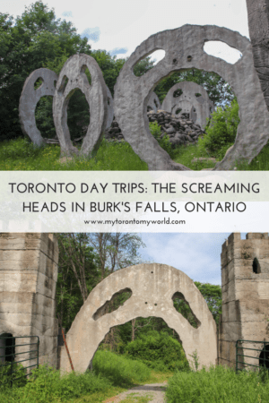 The Screaming Heads in Burk's Falls, ON is a fantastic day trip from Toronto. #screamingheads #torontodaytrips #toronto