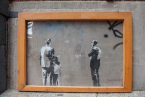 Seeing one of the last remaining Banksy Pieces is one of the things to do during one day in Toronto