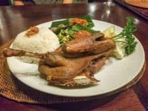 Bebek Tepi Sawah is one of the best Indonesian food dishes