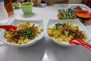 Bubur Ayam is one of the best Indonesian food dishes to try