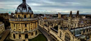 Oxford University Campus from above