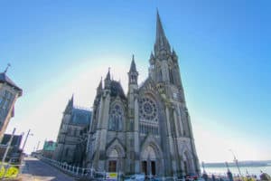 Exterior shot of St. Colman's Cathedral which is one of the things to do in Cobh, Ireland