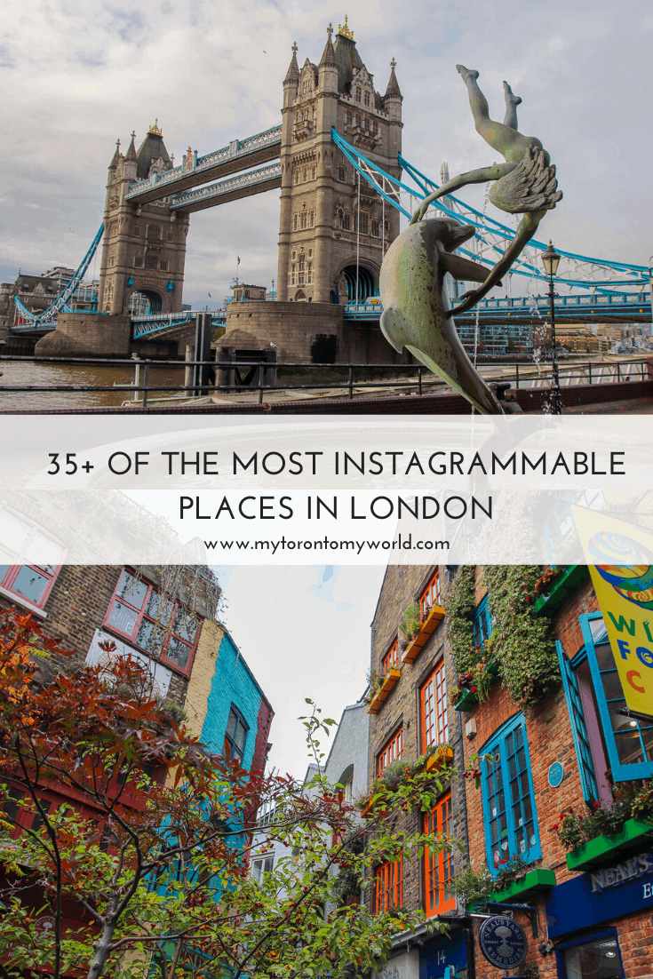 36 Of The Prettiest and Most Instagrammable Places in London + A Map of Where to Find Them