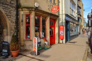 The exterior of Alice's Shop in Oxford