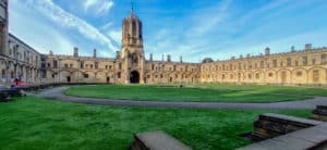 Tom Quad at Christ Church College in Oxford