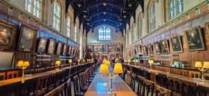 The Great Hall at Christ Church College in Oxford