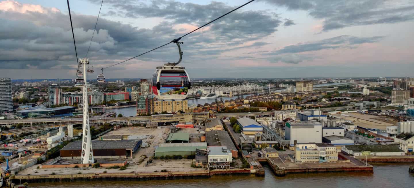 The view from the Emirates Cable Car