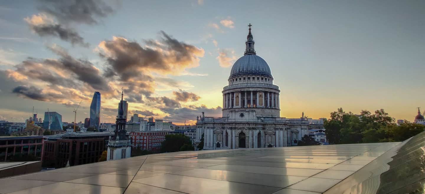 One of the best views of London is the one at the rooftop of One New Change