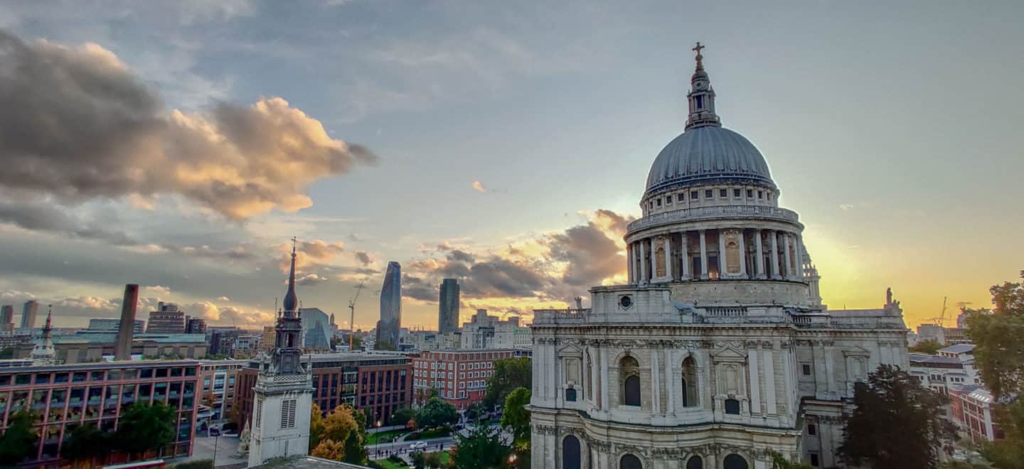 One of the best views of London is the one at the rooftop of One New Change