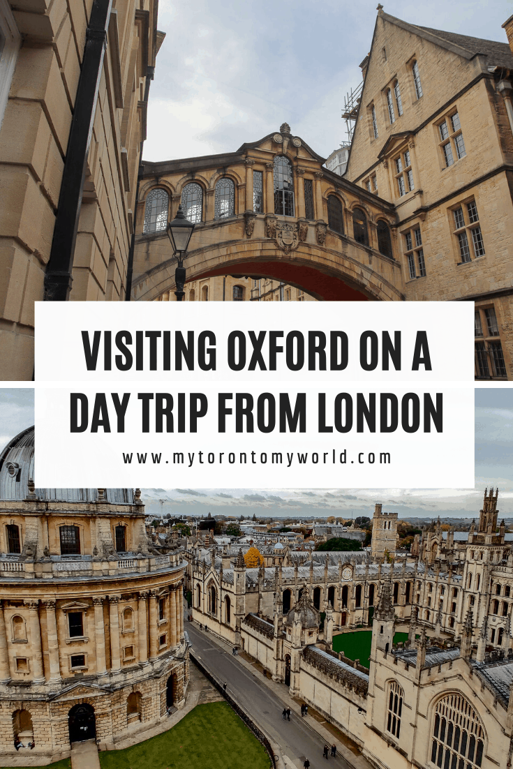 Everything you could need to know about visiting Oxford on a day trip from London. #england #oxford #londondaytrips