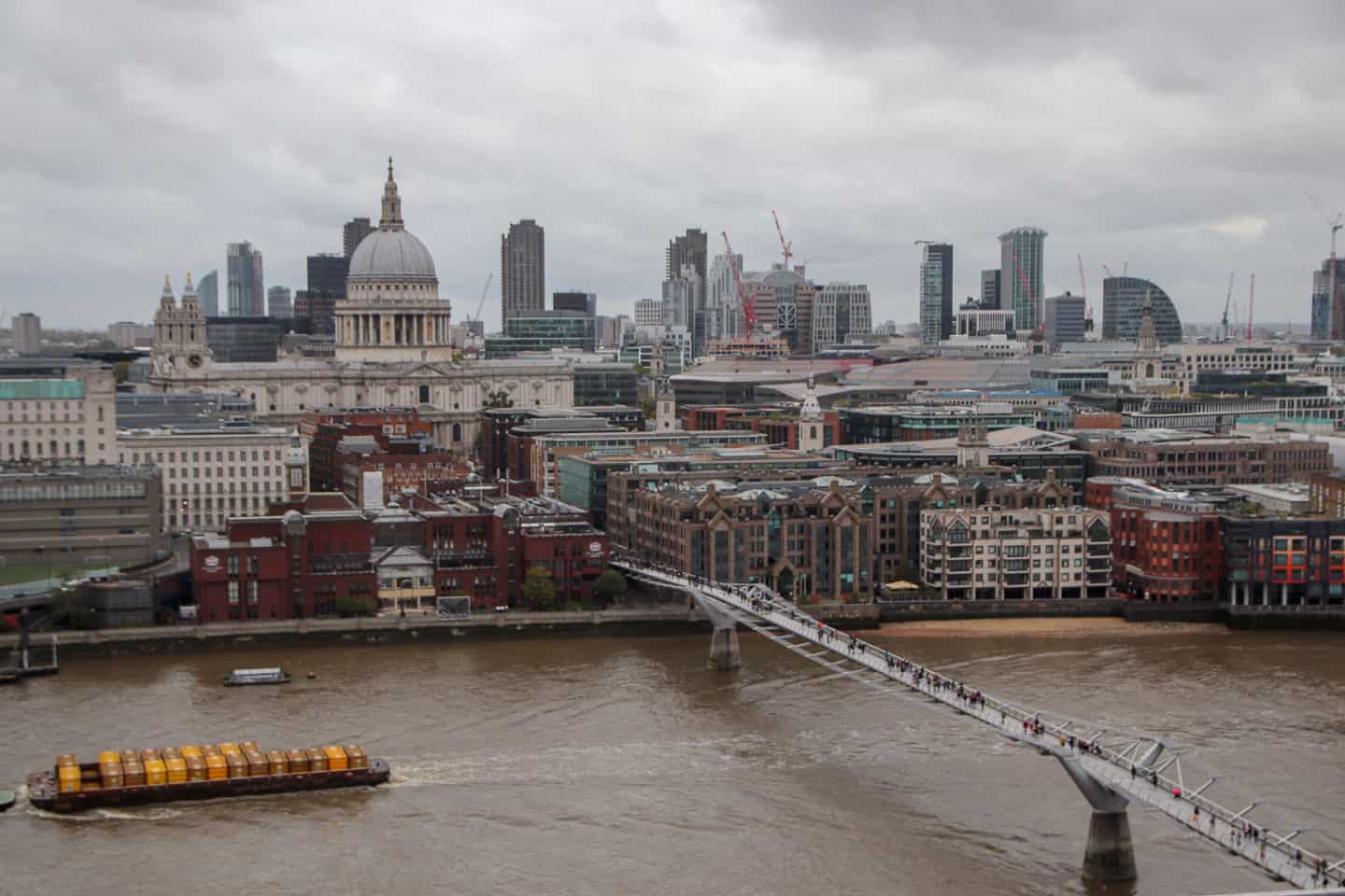 One of the best views of London is the one at the Tate Modern Observatory