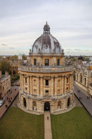 View of Radcliffe Camera from University Church of St Mary the Virgin