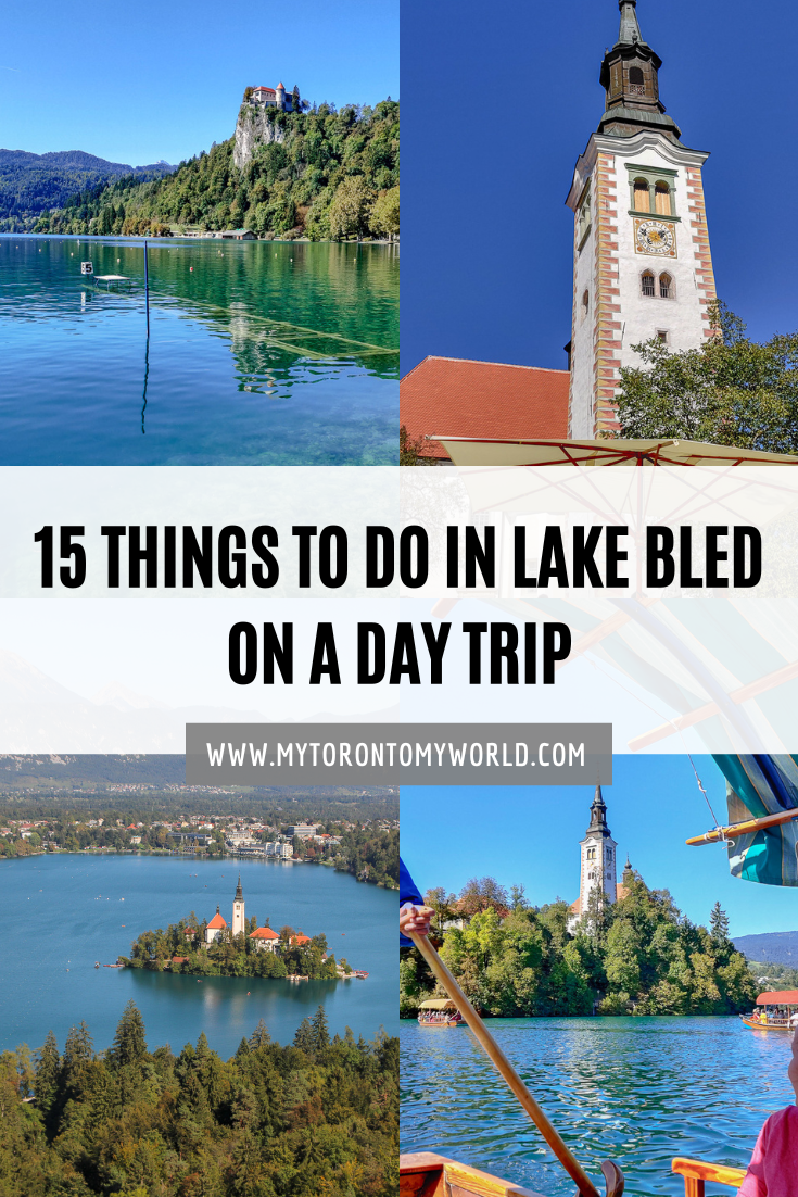 A guide to all the things to do at Lake Bled on a day trip from Ljubljana, Slovenia. 